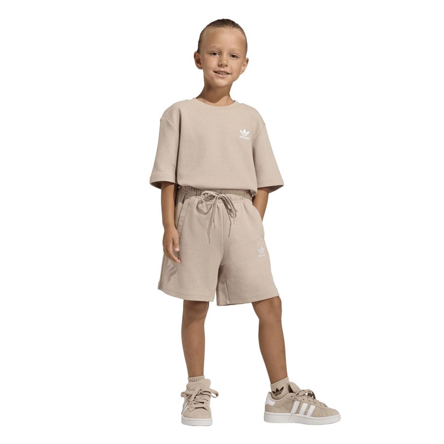 Loose Waffle Short T-Shirt Set completo estivo da bambino Adidas | KC8082X